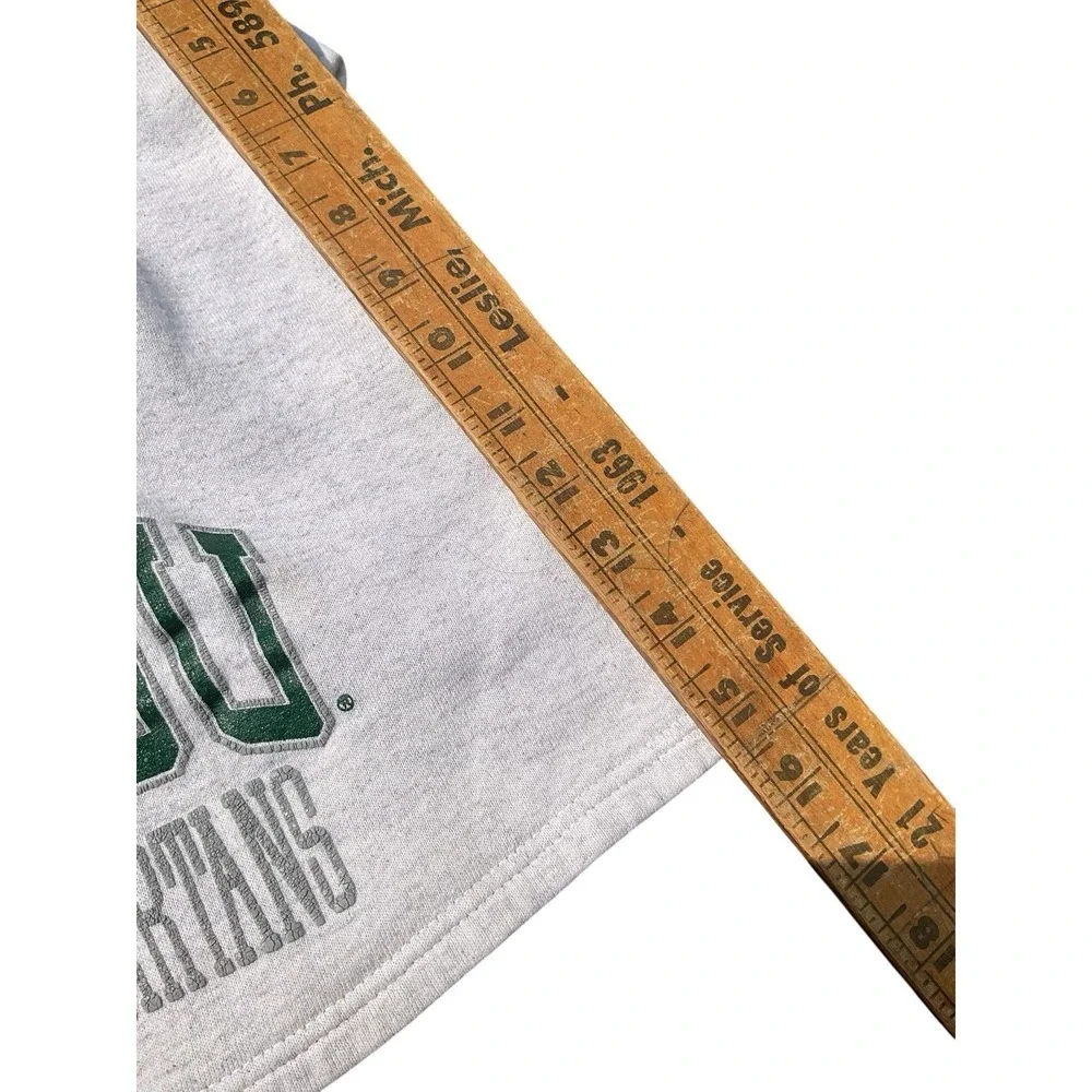 Vintage Michigan State Spartans Sweat Shorts Gray Grey Med MSU Santee Sweats XL